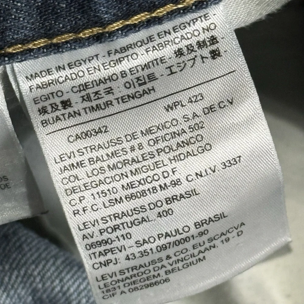 Levis 559 Jeans Men's Size 30x32 Blue Denim Medium Wash Relaxed Straight Leg Fit